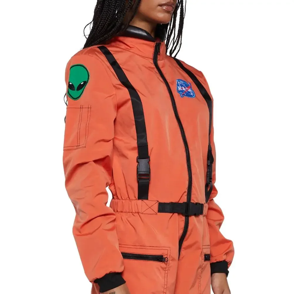 Dolls Kill NASA-TY FLIGHT SUIT COSTUME Size Small S Halloween Space Astronaut - Picture 4 of 6